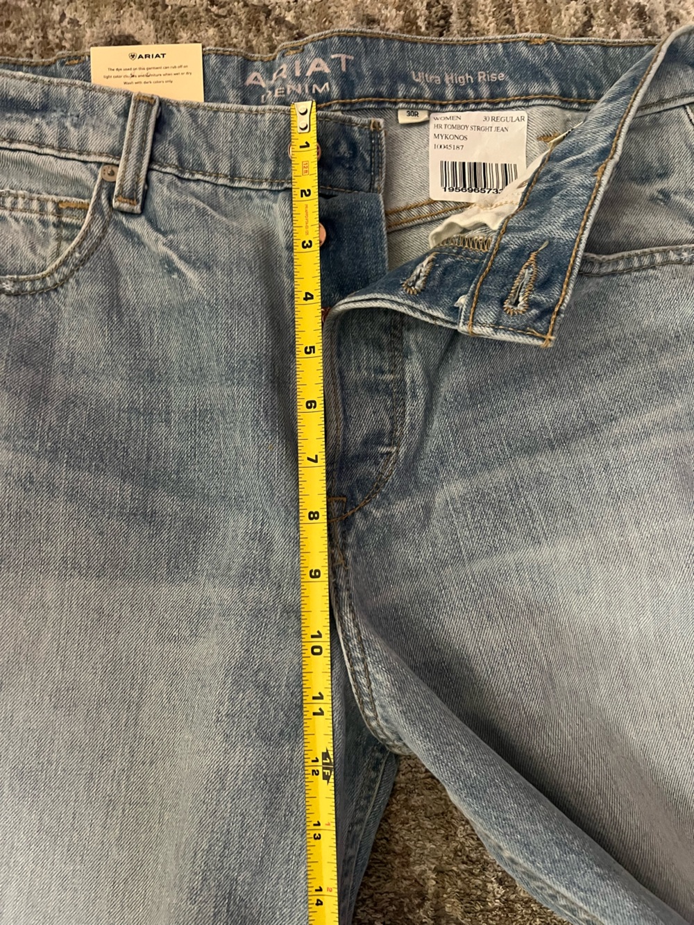 ARIAT Women’s Tomboy Straight Ultra High Rise 30R - Picture 12 of 16
